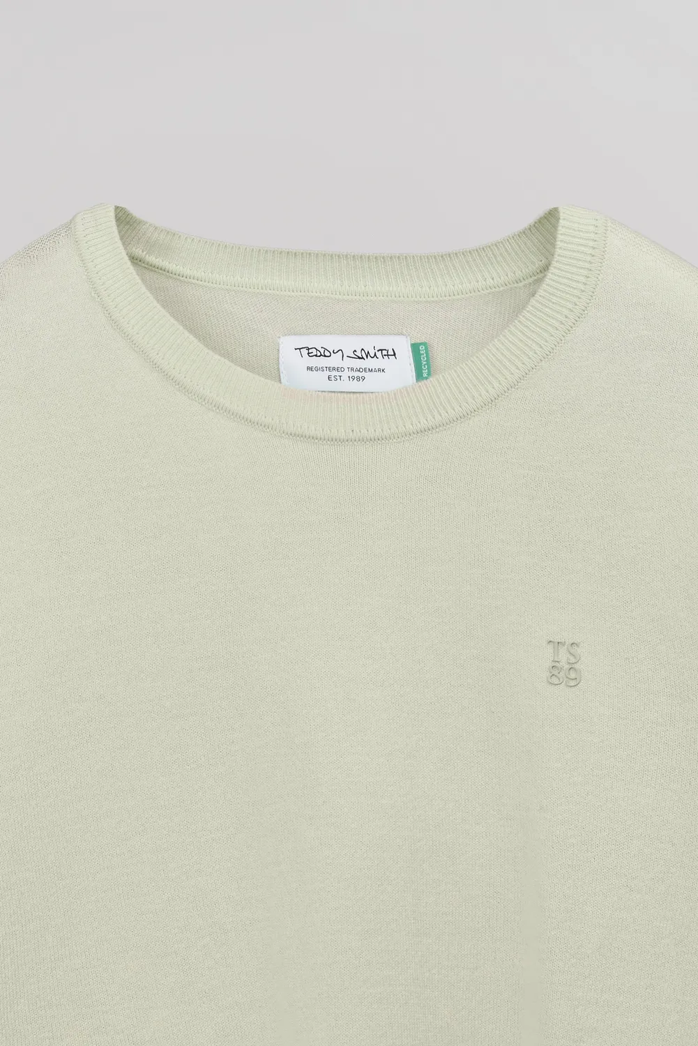 Teddy Smith P-Martino maglione slim uomo verde nacre