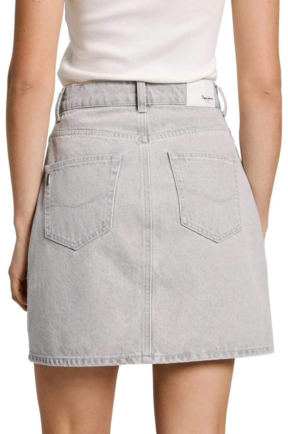 Pepe Jeans Cloud Minigonna Grigia Taglia M