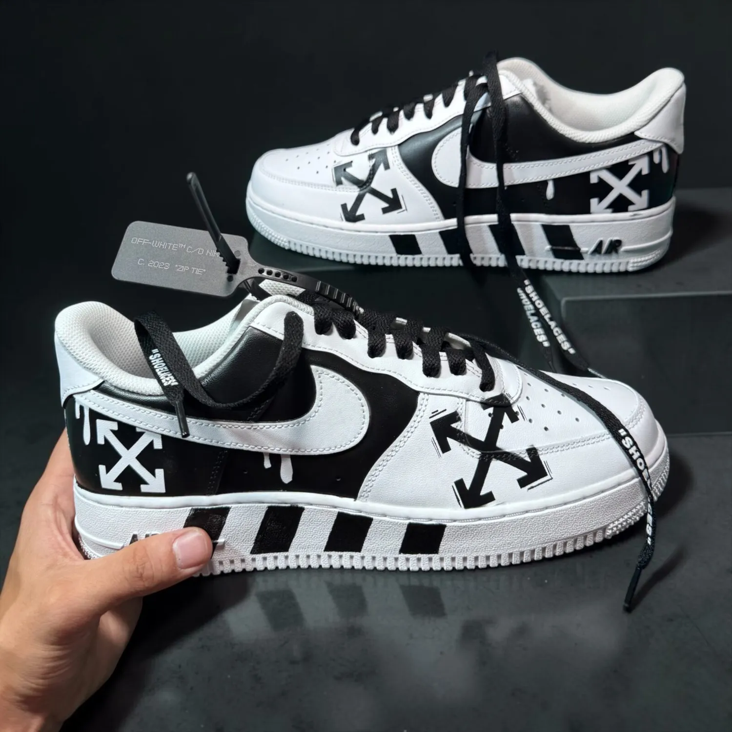 Nike Air Force 1 Off-White sneakers personalizzate stile