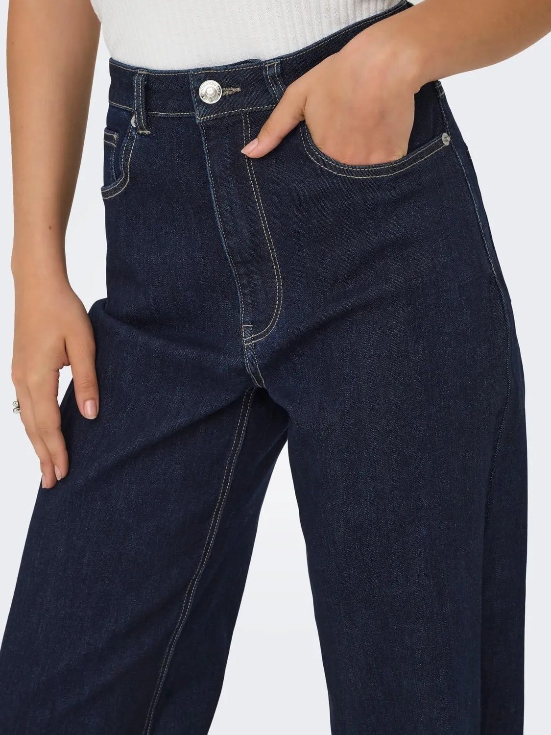 ONLY ONLJUICY-WAUW jeans wide donna L 30L