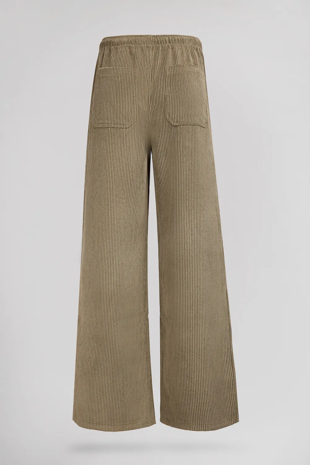 Teddy Smith P-Leen pantalone velluto kaki wide leg donna