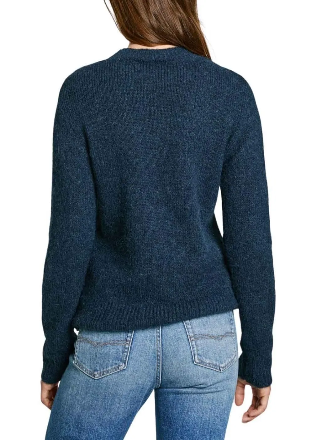 Pepe Jeans Hilda Maglione Donna M Collo Perkins Blu