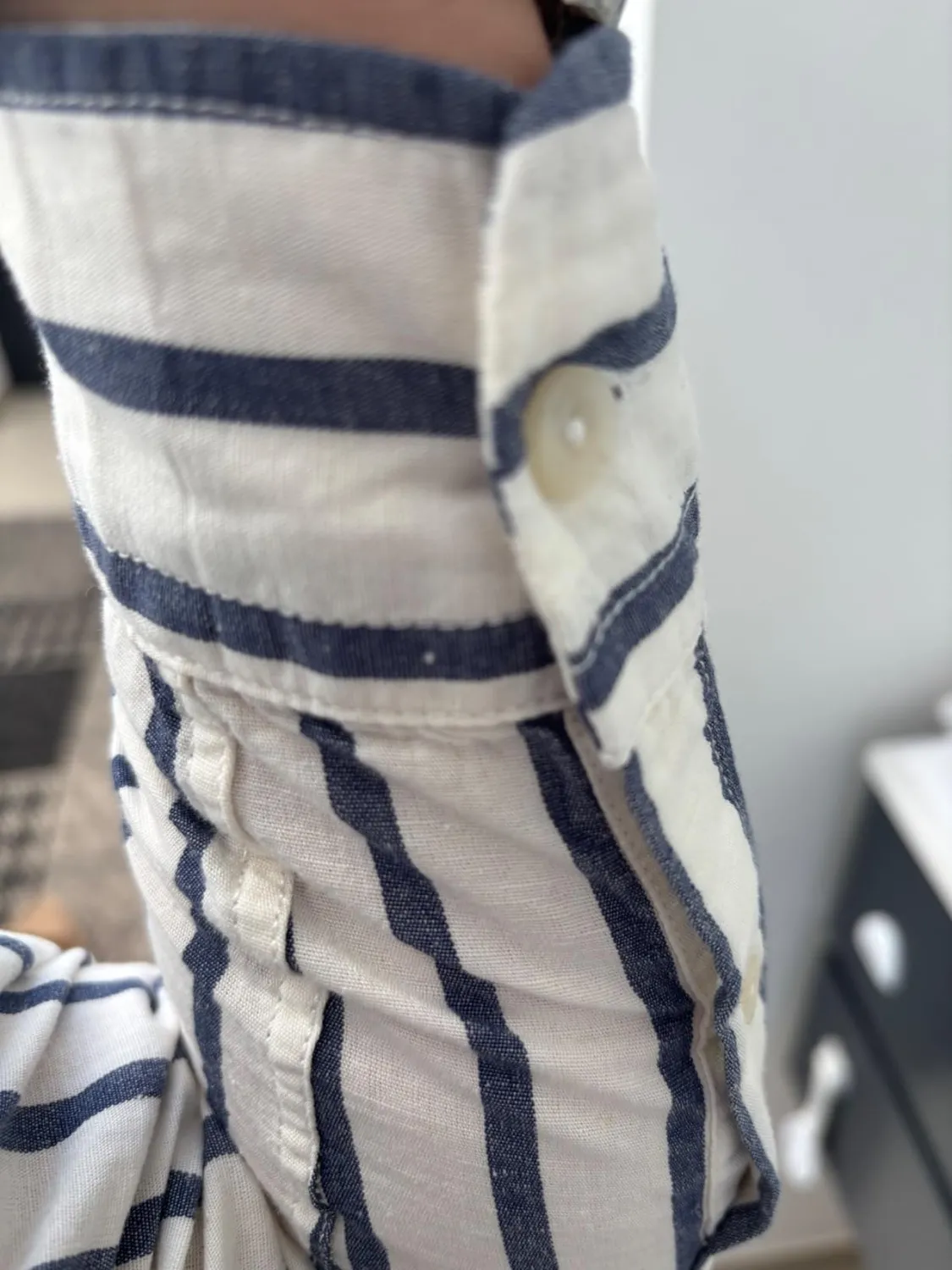 Pepe Jeans Mont camicia lino righe taglia M