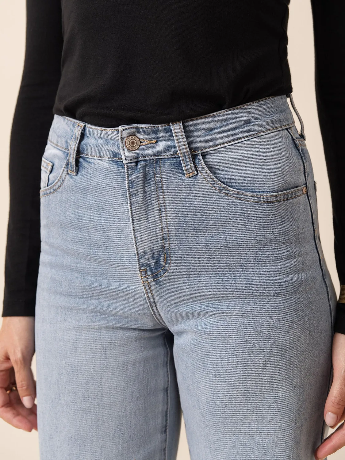 Oraije Gabriel jeans wide azzurro chiarissimo
