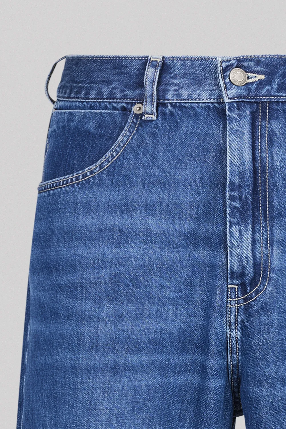 Teddy Smith Big Memphis jeans baggy uomo vintage indigo