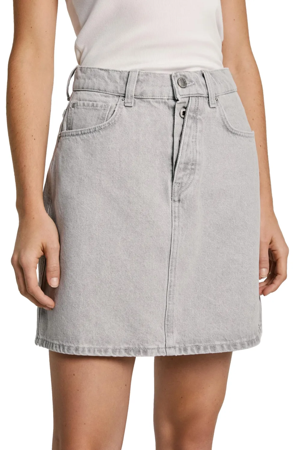 Pepe Jeans Cloud Minigonna Grigia Taglia M