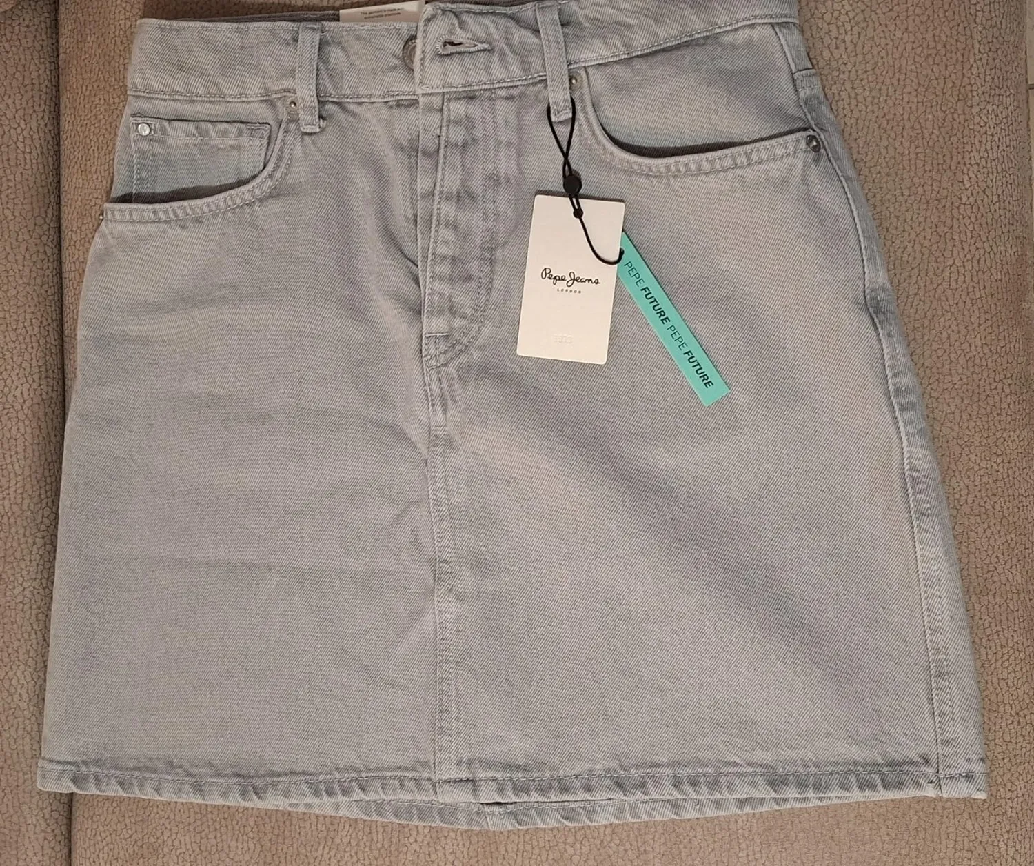 Pepe Jeans Cloud Minigonna Grigia Taglia M