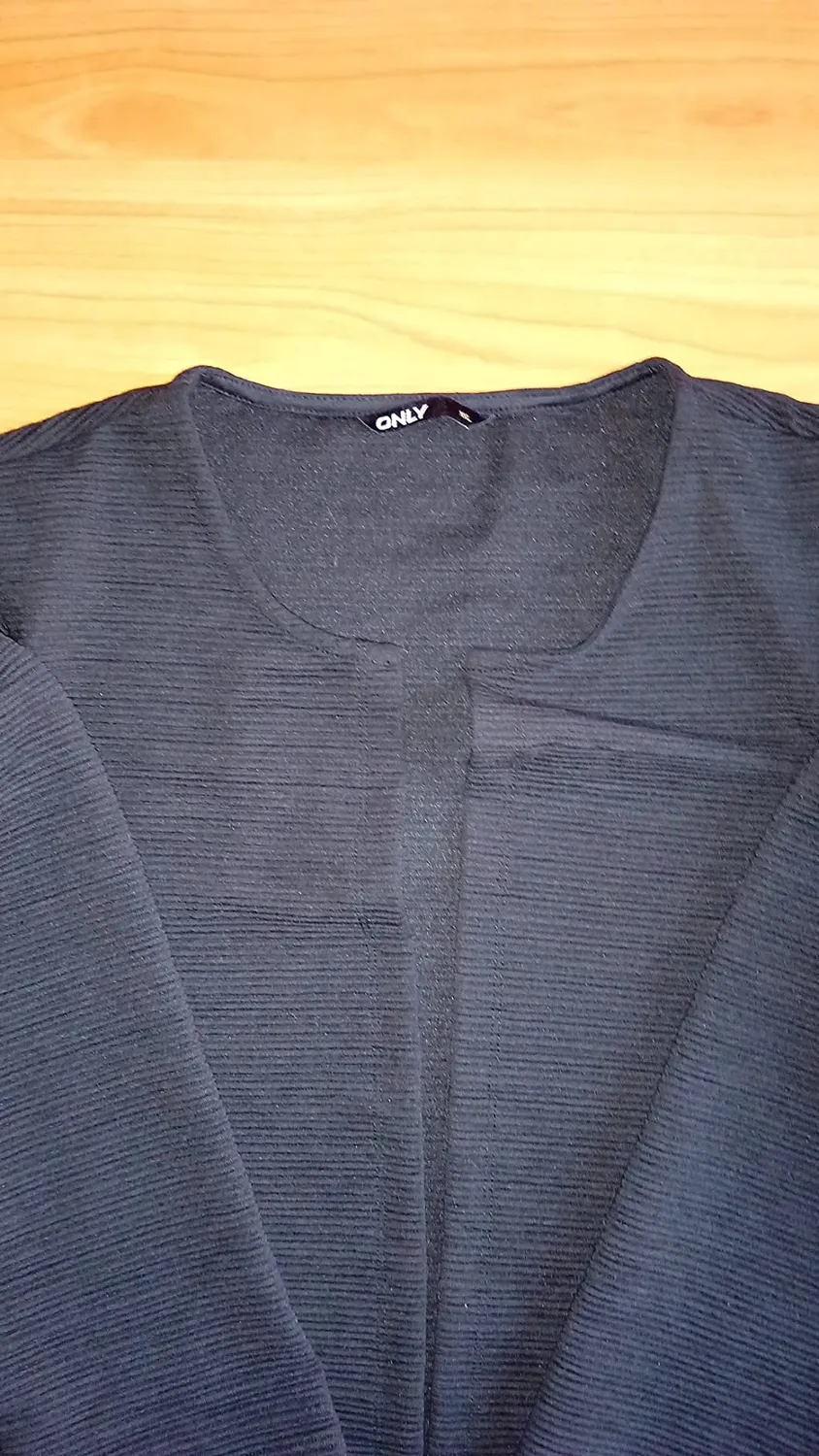 Only Cardigan Long Loose cardigan donna nero lungo