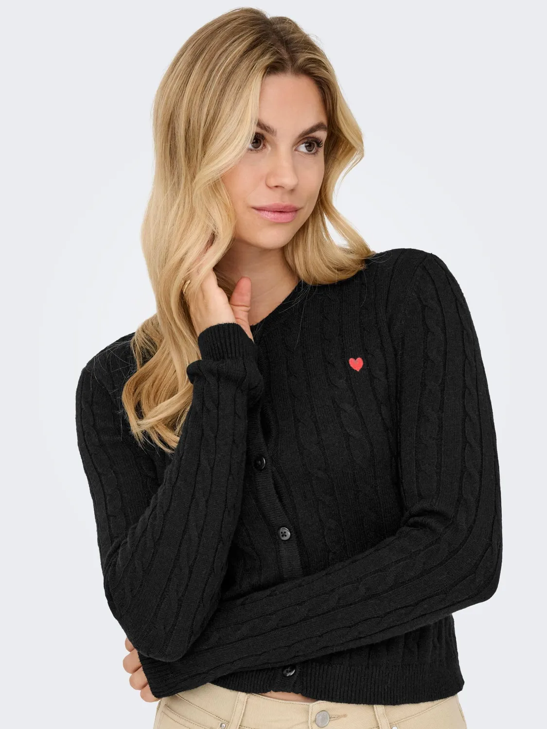 ONLY ONLKATIA cardigan donna bottoni blu