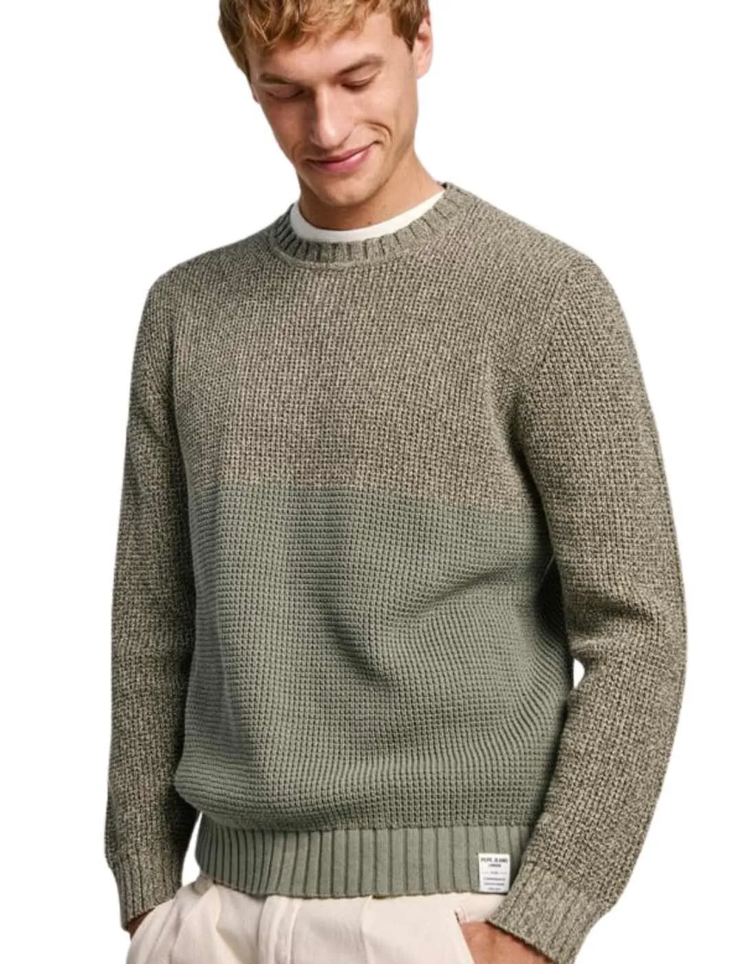 Pepe Jeans Costello Maglione Uomo Verde M Mouliné