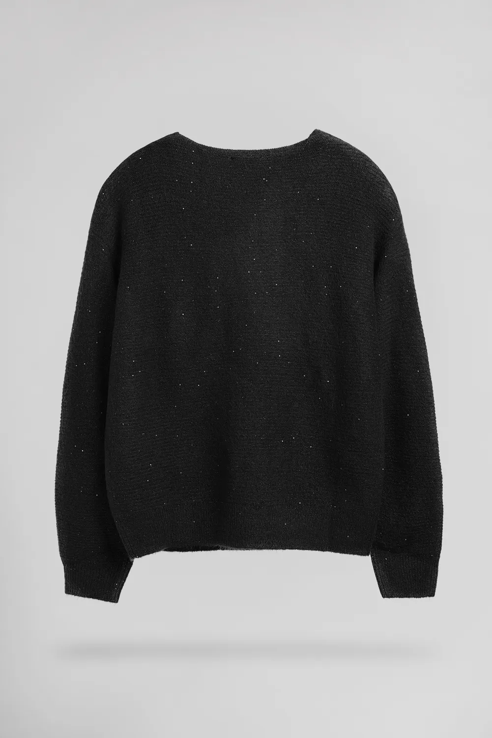 Teddy Smith P-Rachel maglia donna Noir filo scintillante