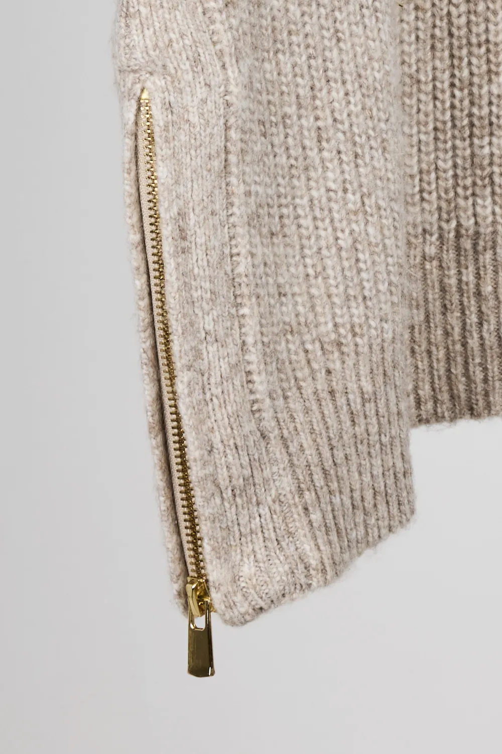 Teddy Smith P-Milo Chocolat Gilet Donna Scollo V Zip