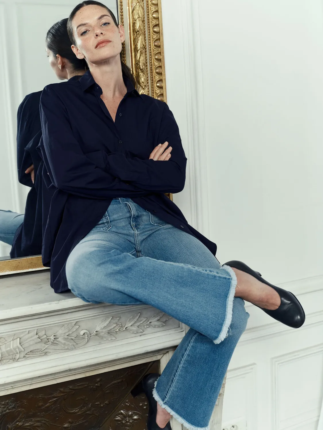 Acquaverde Carlotta jeans cropped light used