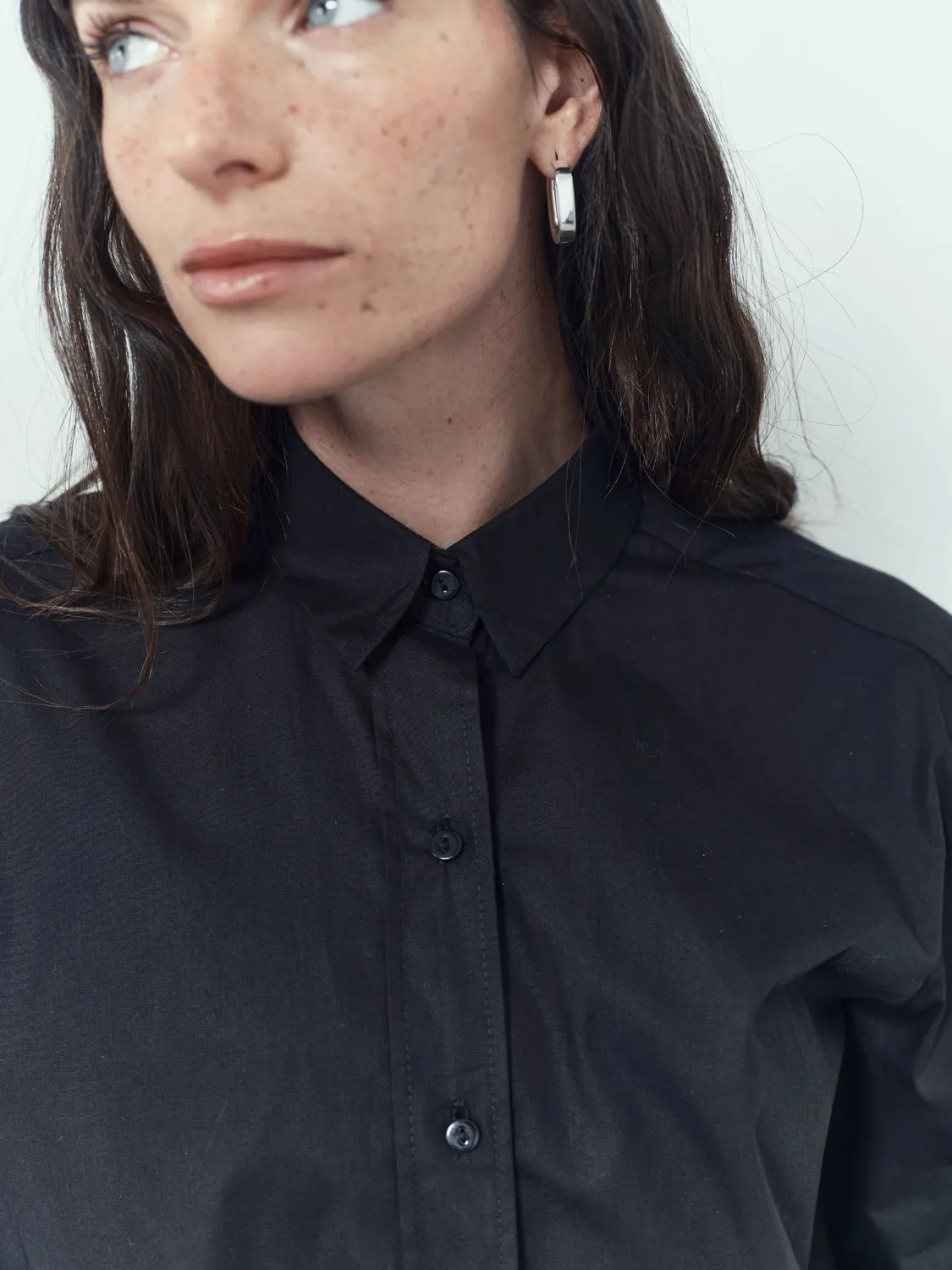 Acquaverde White Shirt camicia nera oversize