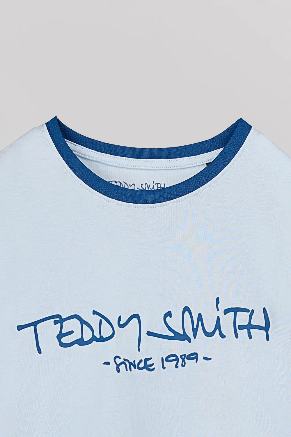 Teddy Smith Ticlass MC maglietta uomo azzurro