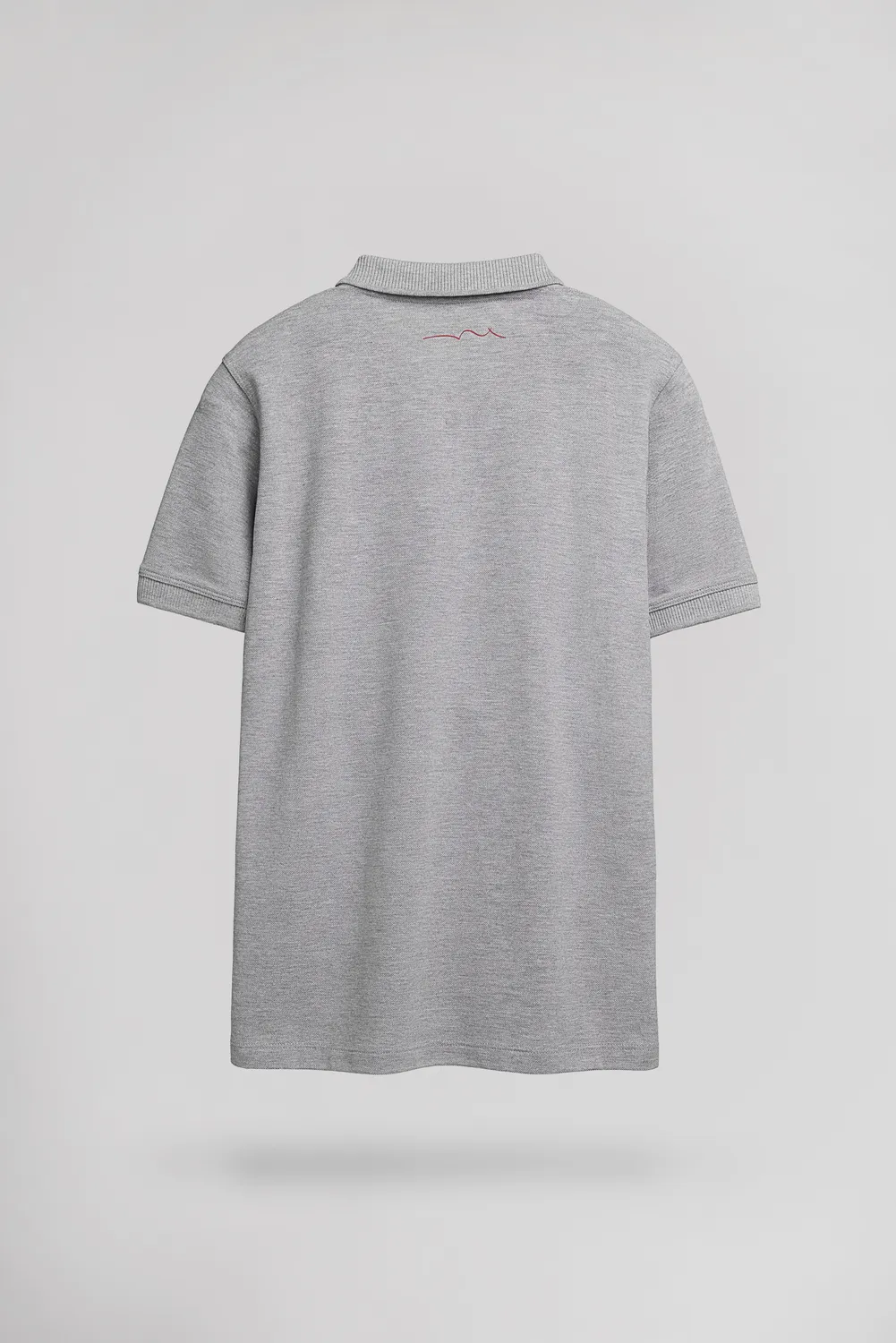 Teddy Smith P-Label MC JR polo bambino grigio piqué cotone