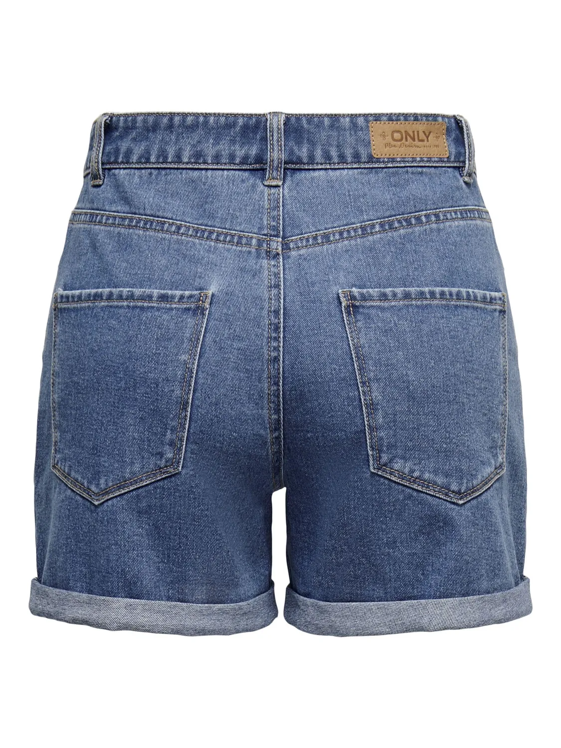 ONLY Onlvega High Waist shorts donna Medium Blue Denim