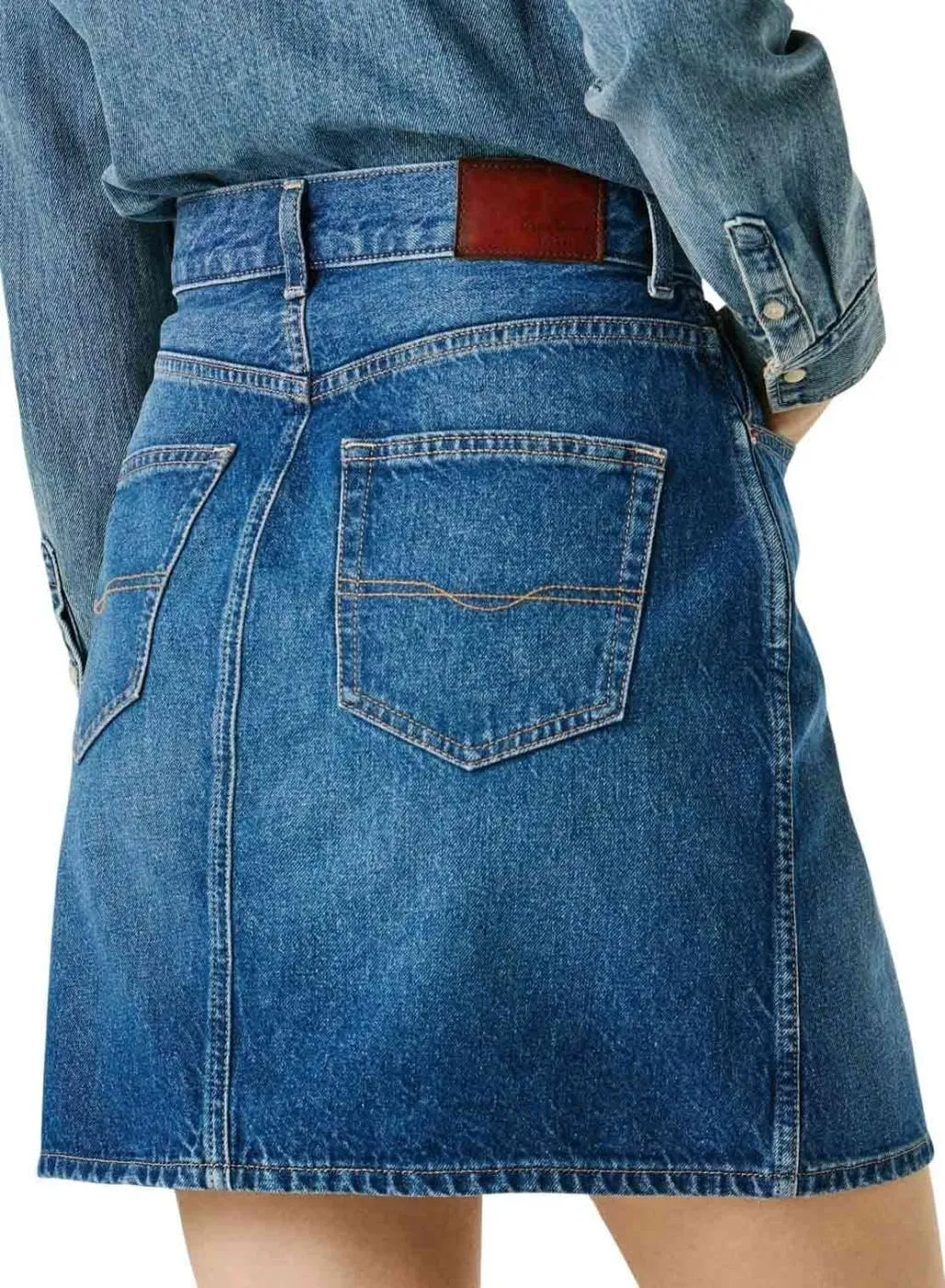 Pepe Jeans Lilly Minigonna Denim M Vita Alta