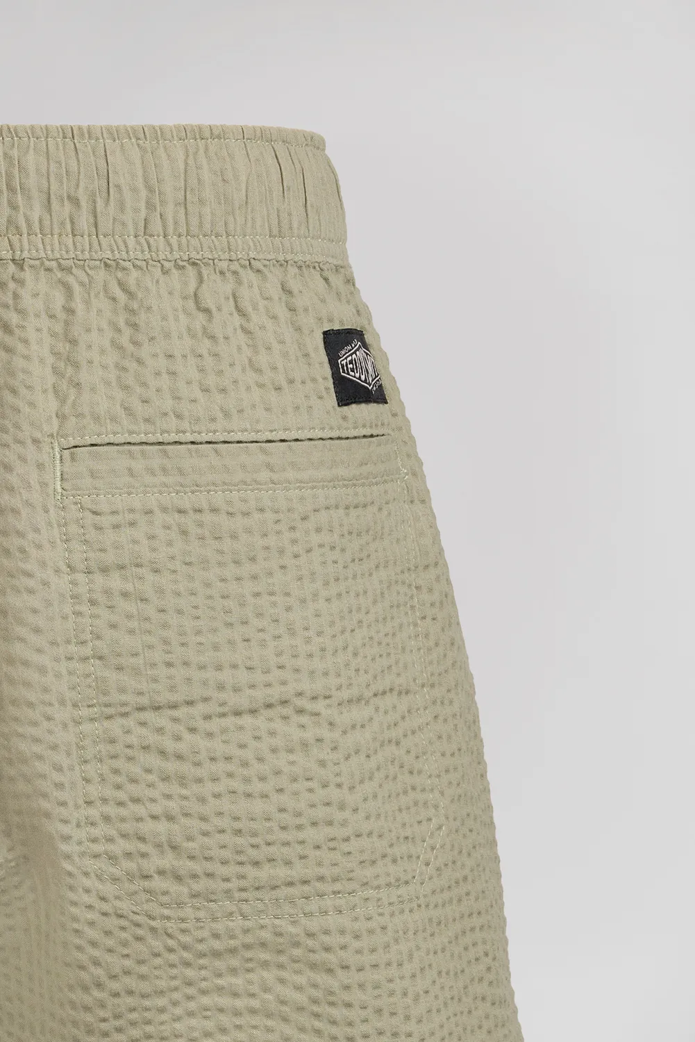 Teddy Smith S-Kyo JR shorts seersucker kaki bleach