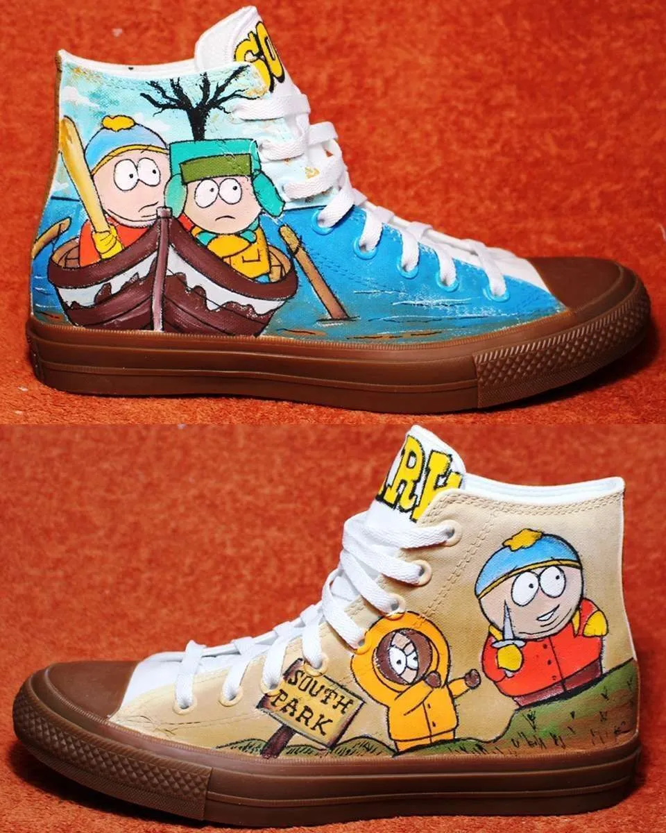Never Say Never South Park Converse All Star Dipinte South Park