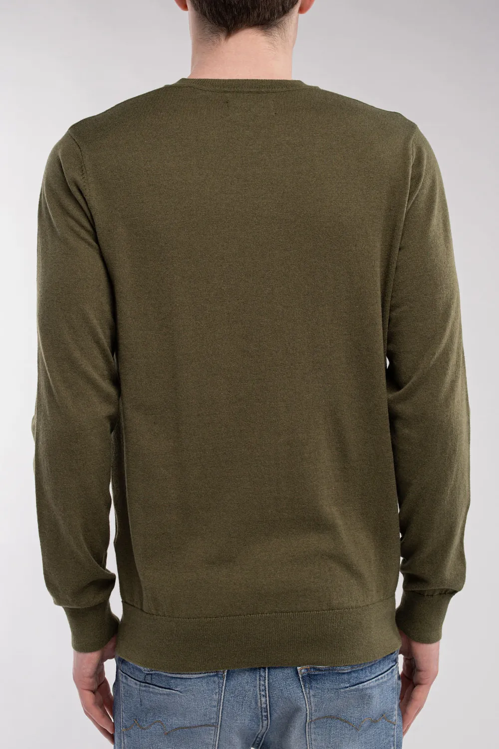Teddy Smith P-Martino maglione girocollo verde oliva