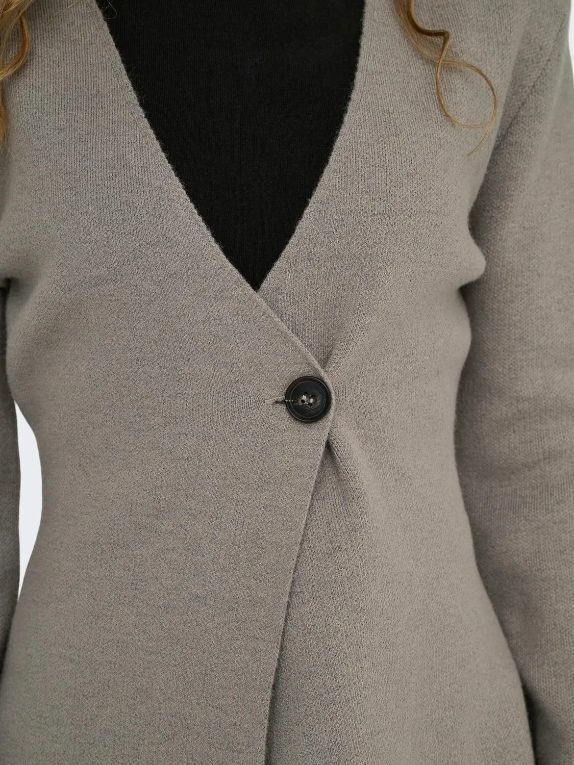 ONLY Onlmyera One Button Cardigan Donna grigio