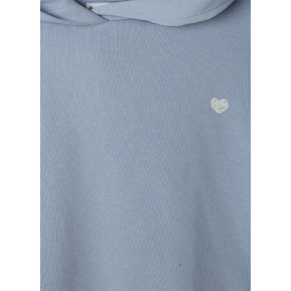 Pepe Jeans Anne felpa bambina con cappuccio spacco laterale