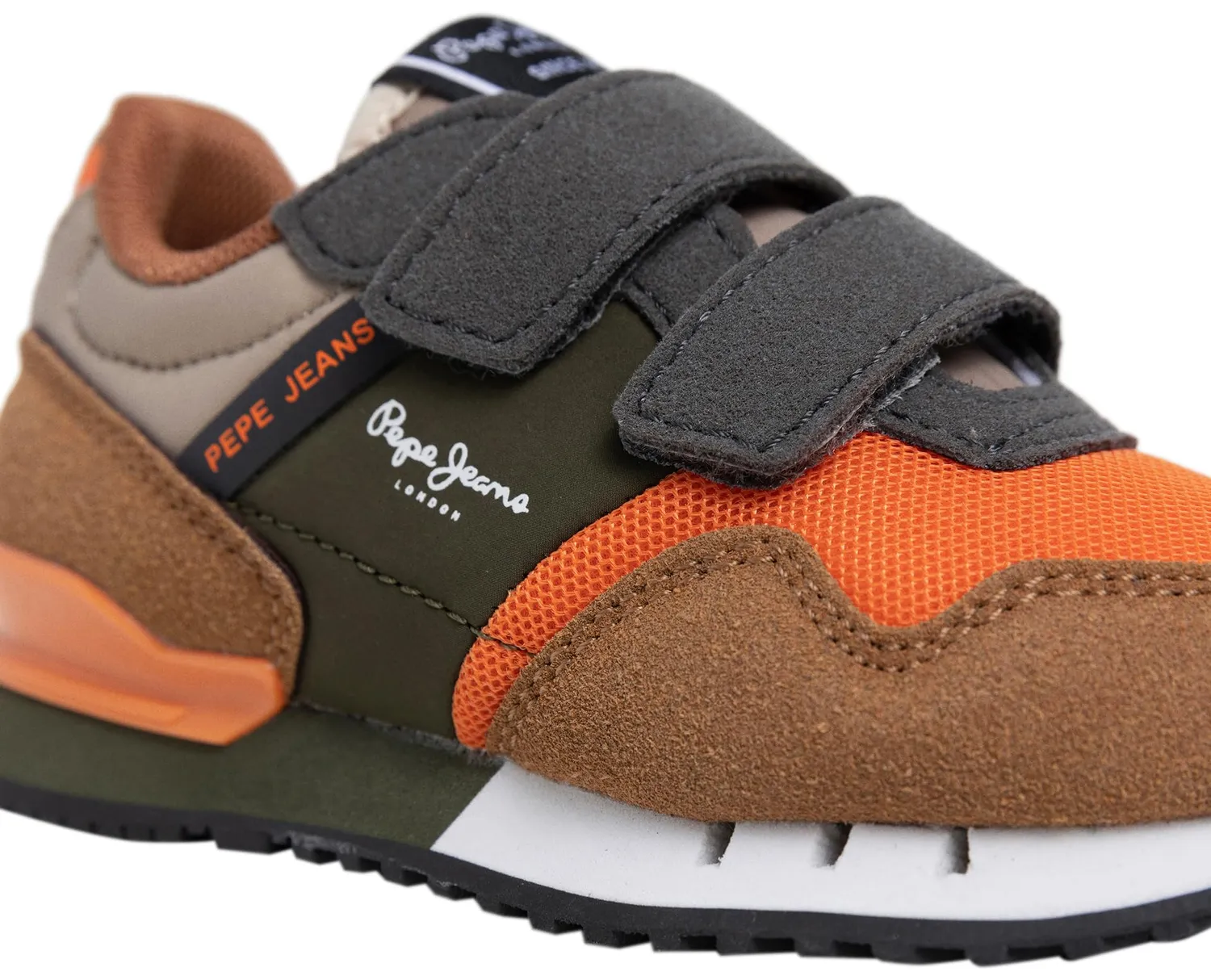 Pepe Jeans London Park BK sneakers bimbo 43 arancioni