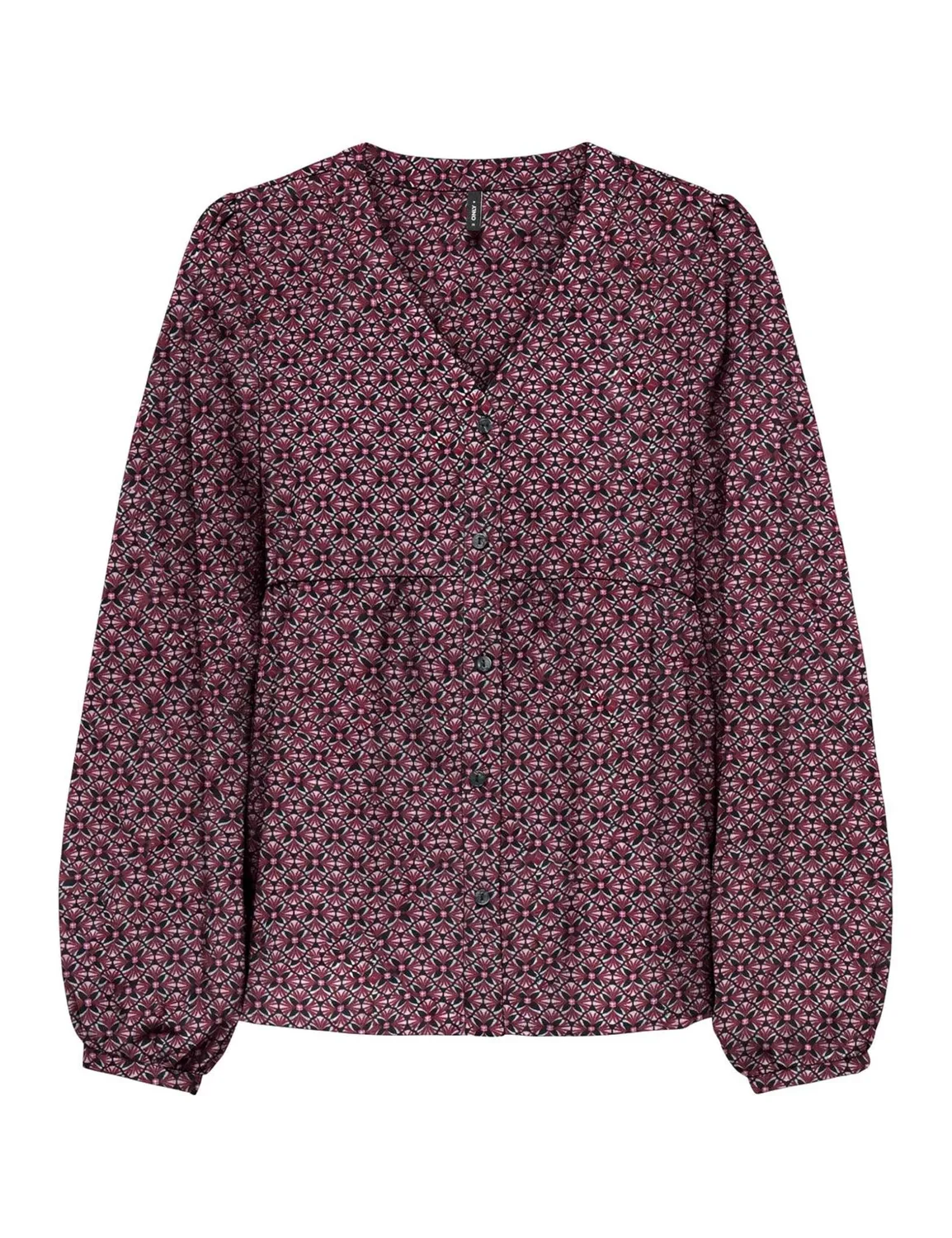 ONLY Onlnova Life Elite L/S Ebba Top nero manica lunga