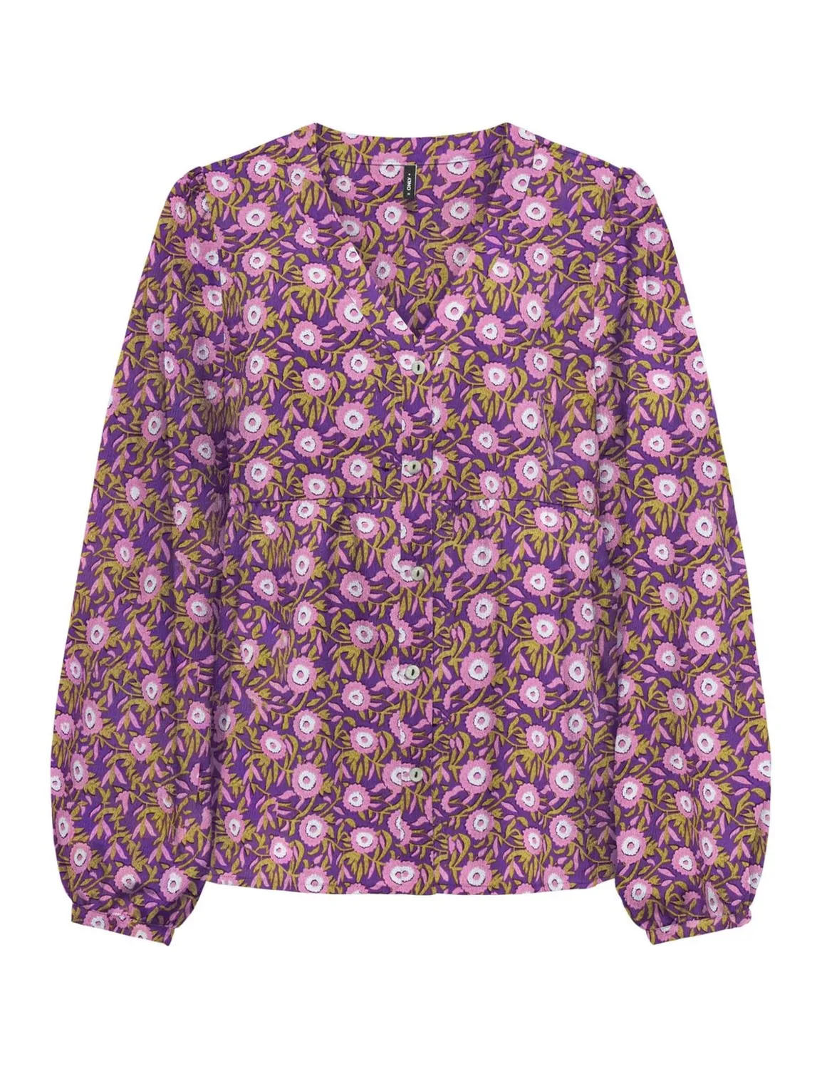 ONLY Onlnova Ebba top donna manica lunga viscosa