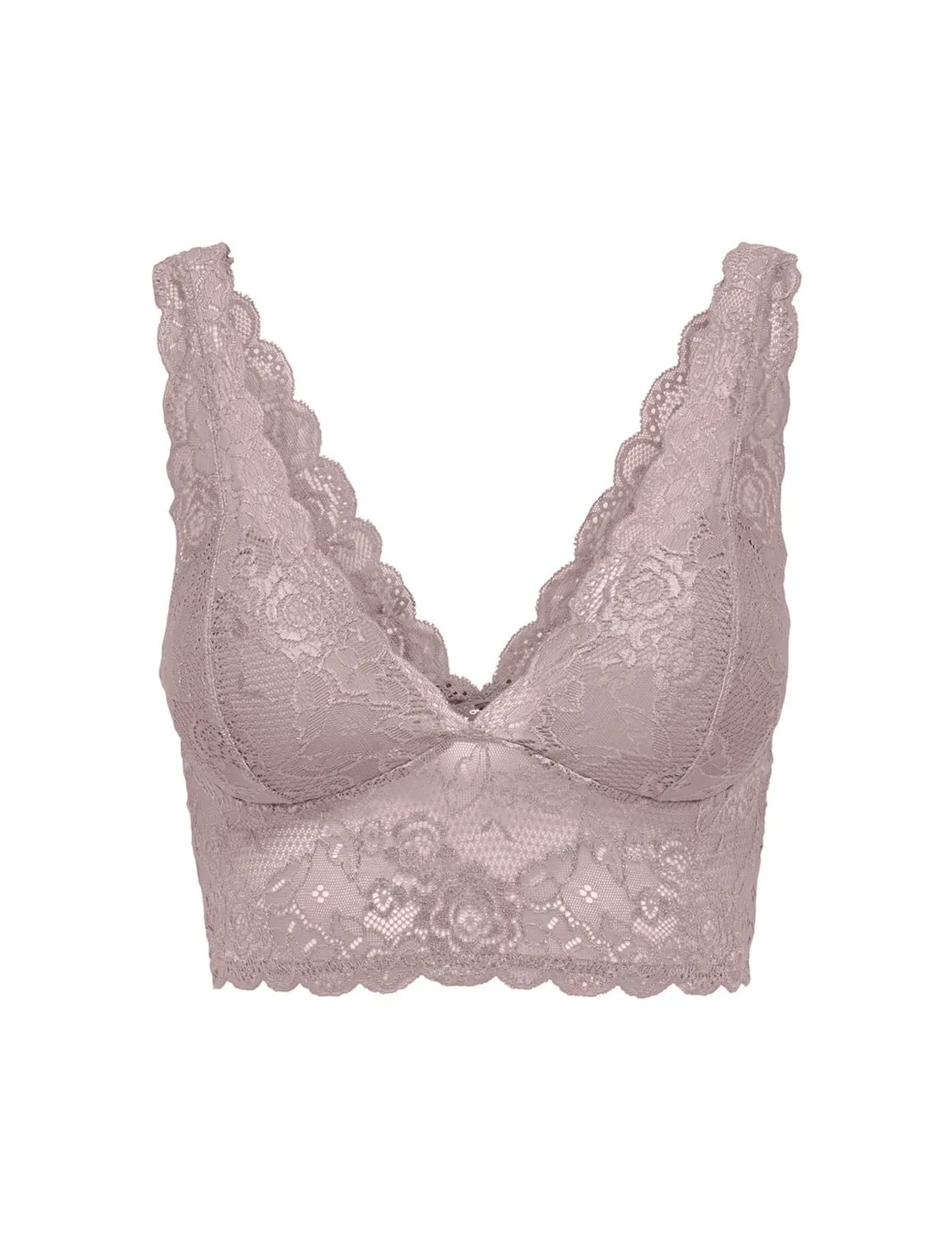 ONLY Onlchloe reggiseno pizzo rosso High Risk Red