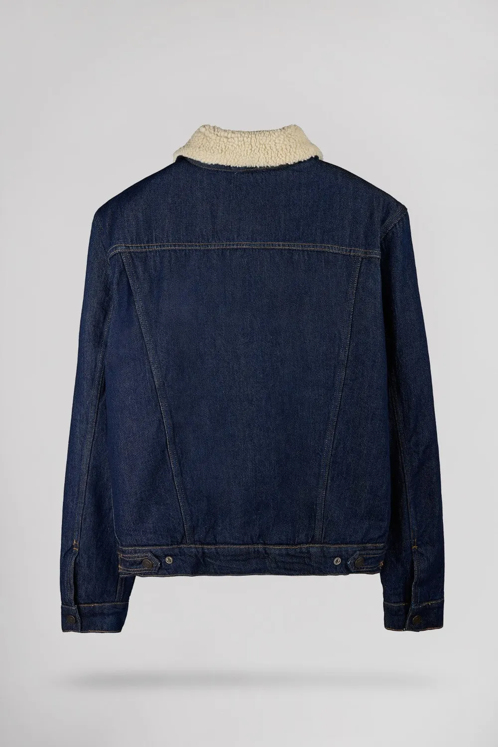 Teddy Smith Randall Sherpa Giacca Denim Uomo Collo Sherpa