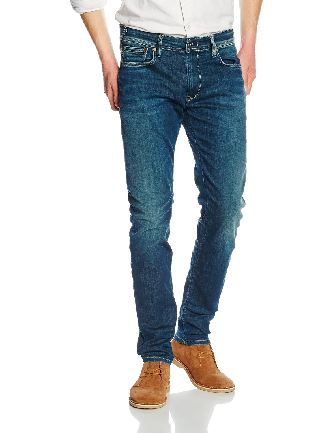 Pepe Jeans Stanley jeans uomo affusolati blu denim