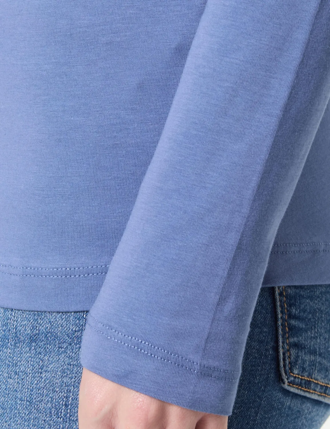 Pepe Jeans Basic Stretch Logo t-shirt donna maniche lunghe