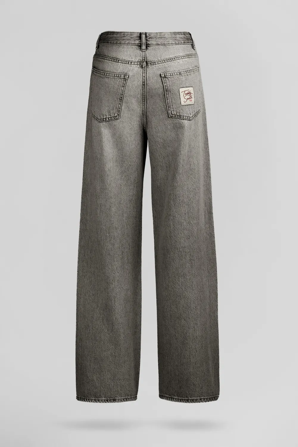 Teddy Smith P-Electra Grey jeans dritto donna grigio