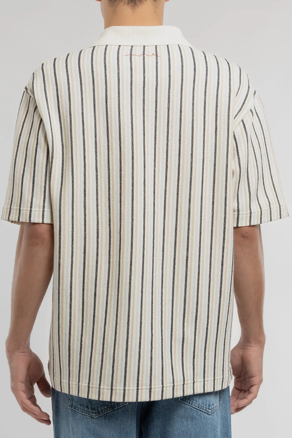 Teddy Smith P-Dovan polo uomo bianco righe cotone