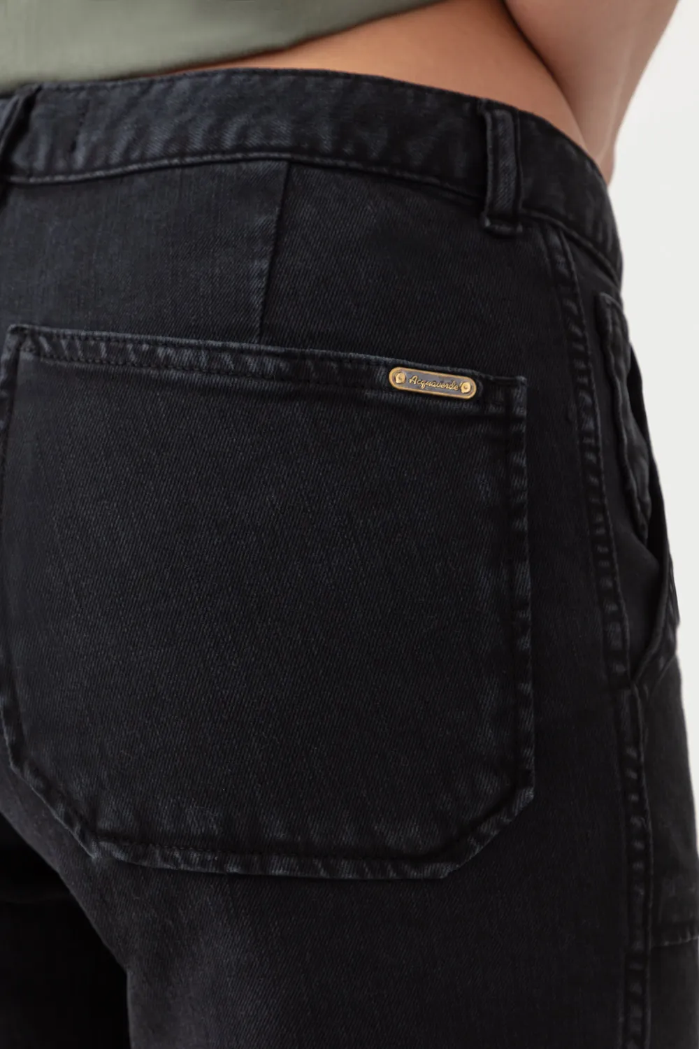 Acquaverde Tools shorts Black Stone sfrangiati