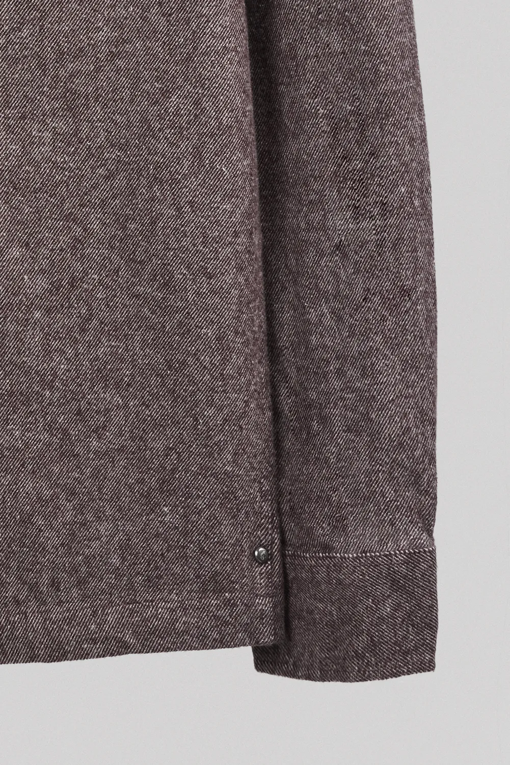 Teddy Smith C-Scott Camicia Flanella Marrone Prugna Uomo