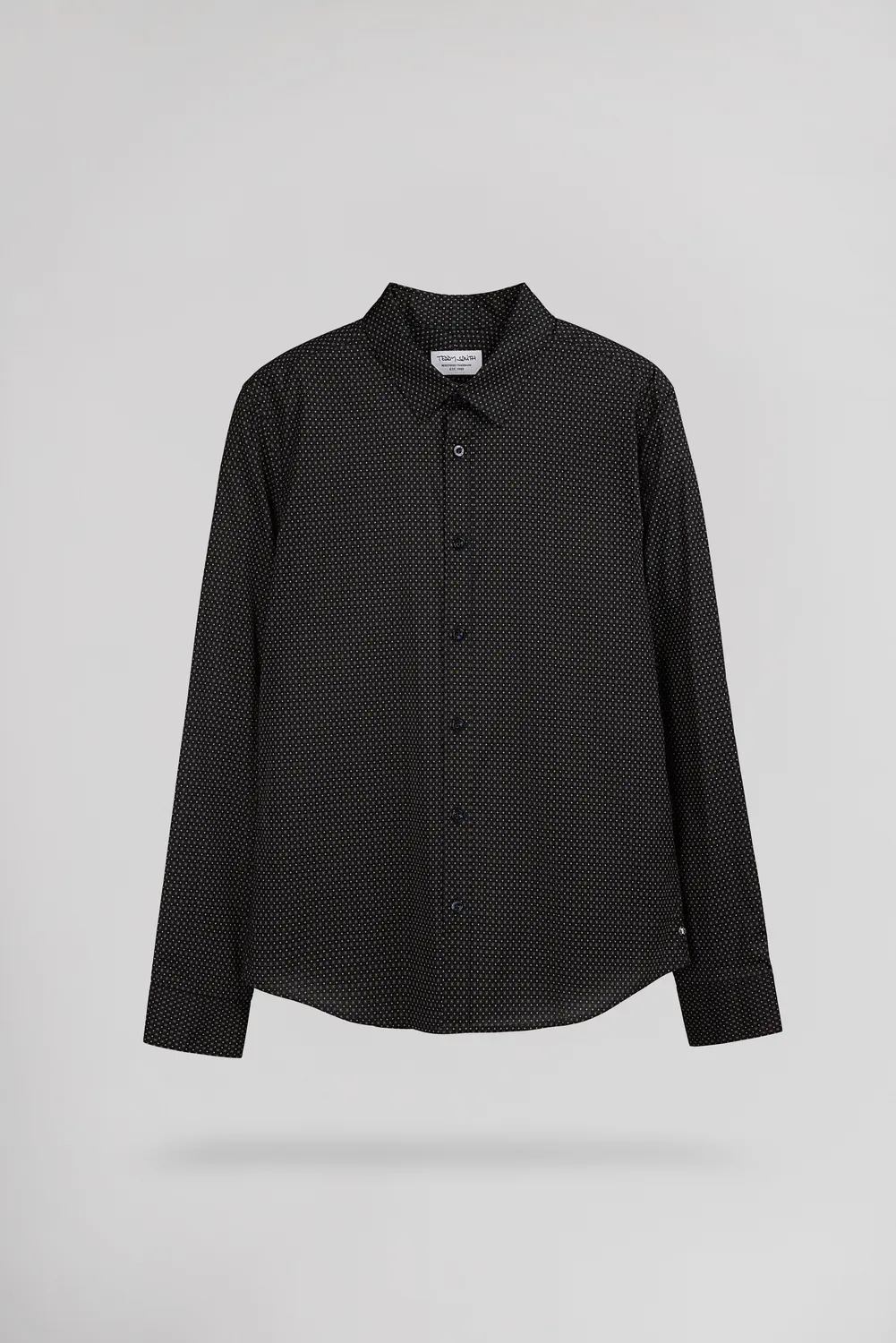 Teddy Smith Carton ML camicia blu navy stretch
