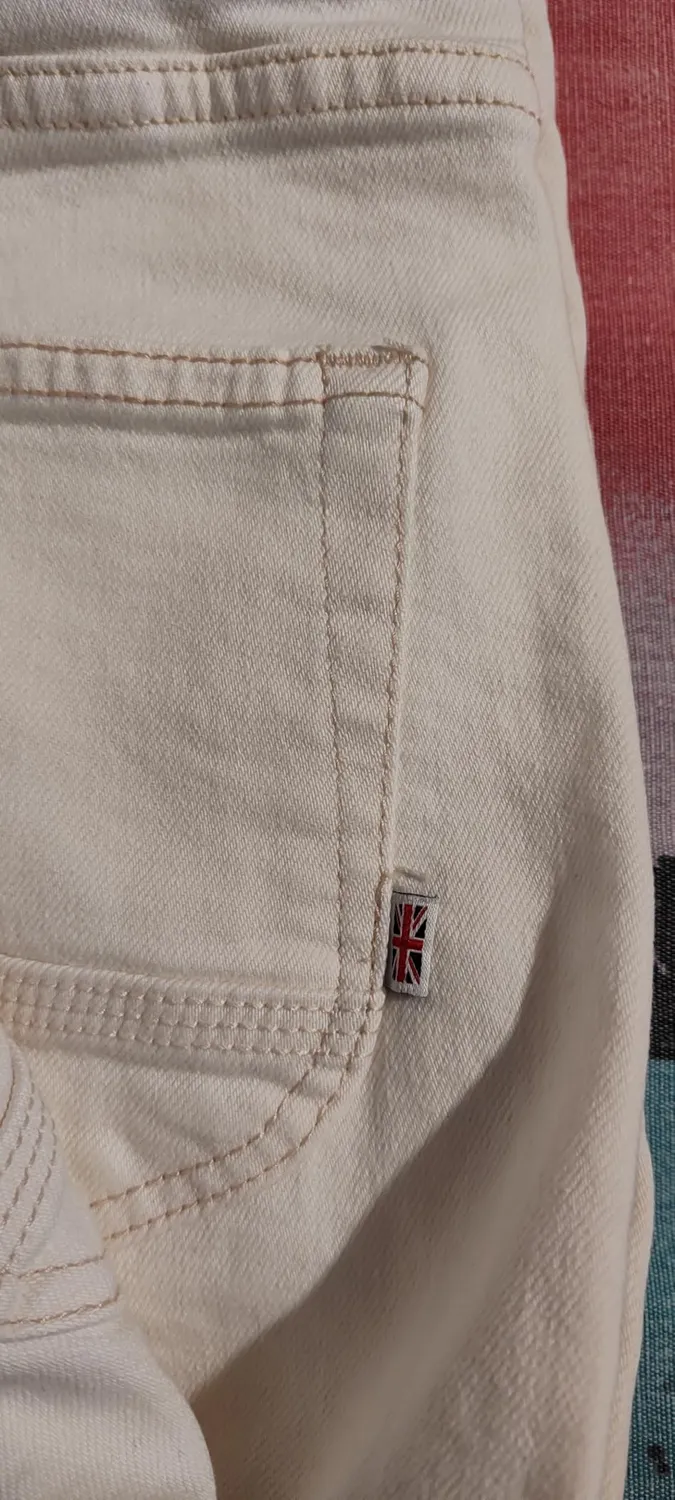 Pepe Jeans Cash Jeans Uomo Straight Ecru 30W/34L