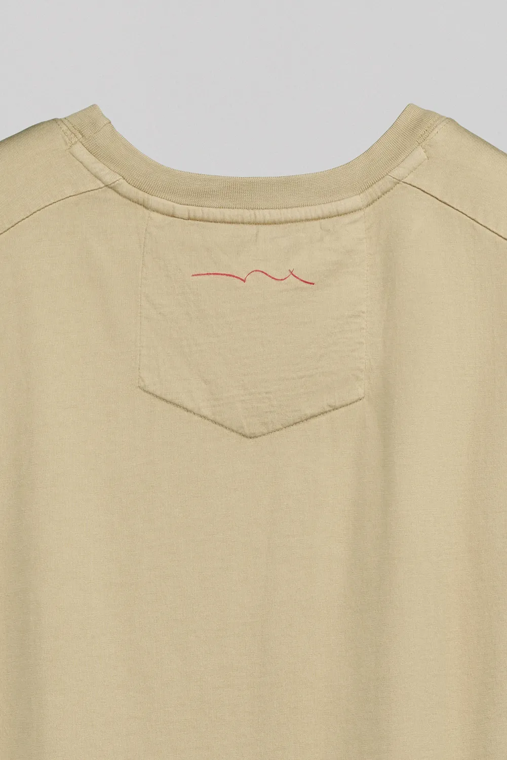 Teddy Smith T-Nateo t-shirt uomo beige cotone pesante