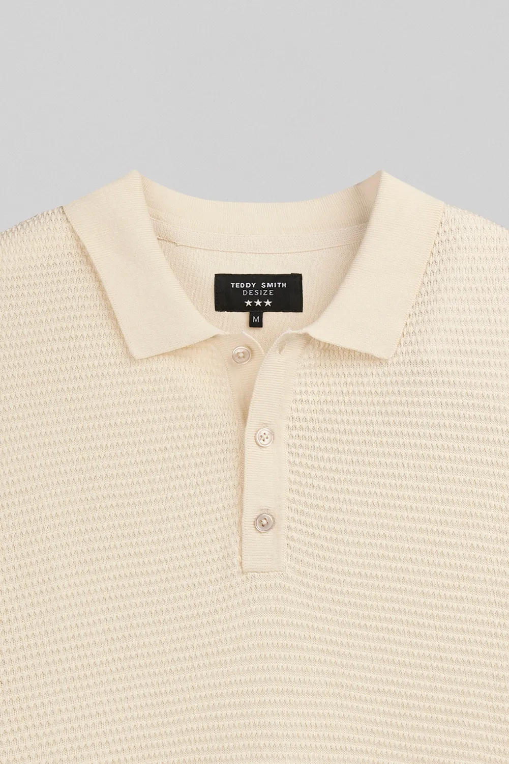 Teddy Smith P-Rio Polo crema cotone uomo