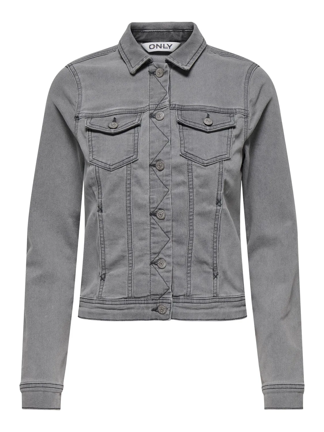 ONLY Onlwonder giacca jeans donna nera delavé
