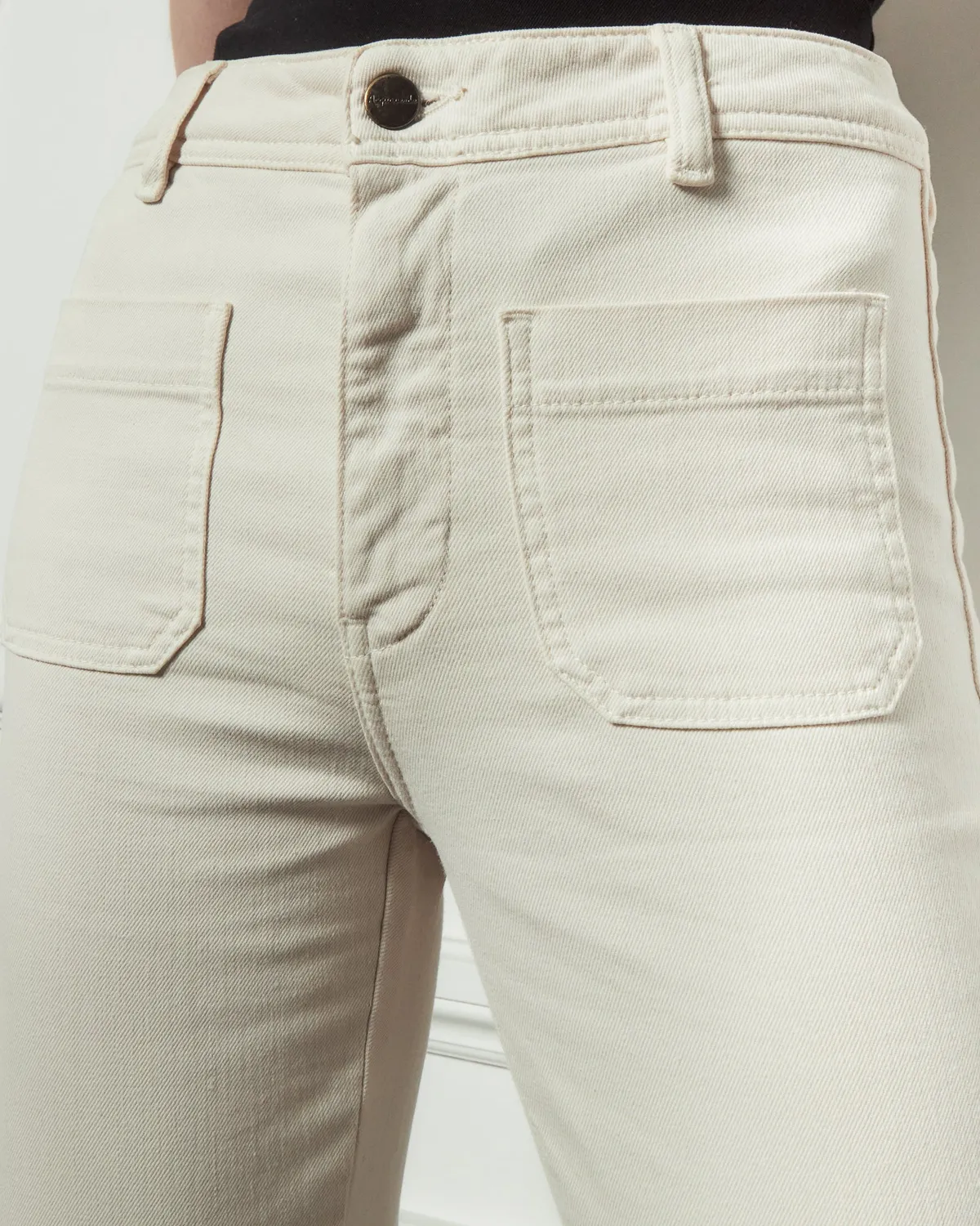 Acquaverde Charlotte Pantalone Bootcut Cream