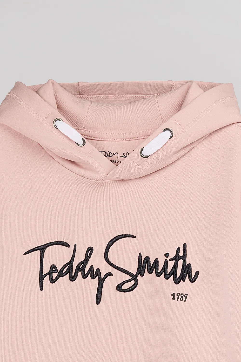 Teddy Smith S-Evry Hoody Jr felpa rosa pastello bambino