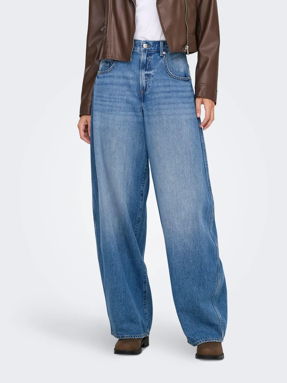 ONLY Onltaylor Vita Alta Jeans Donna M x 32L barrel