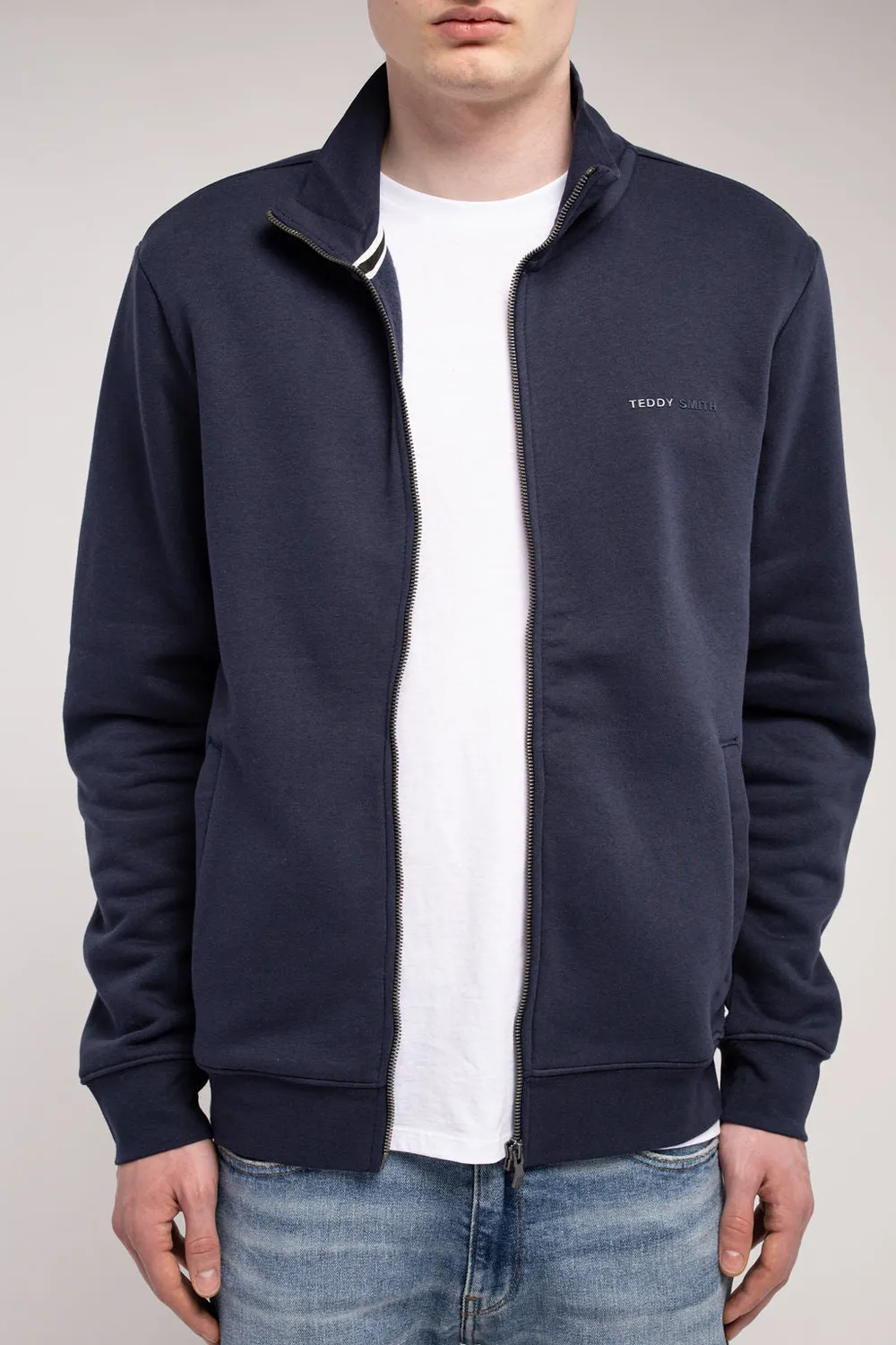 Teddy Smith G-Narkus Zip gilet navy uomo felpato