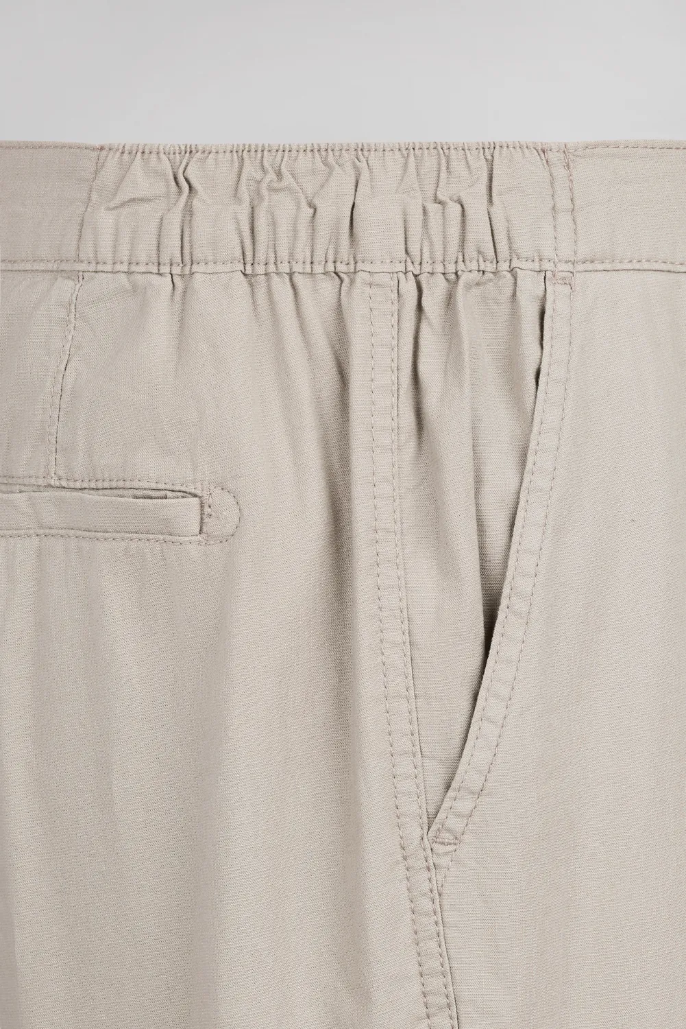 Teddy Smith P-Linen Chino pantalone uomo Beige lino