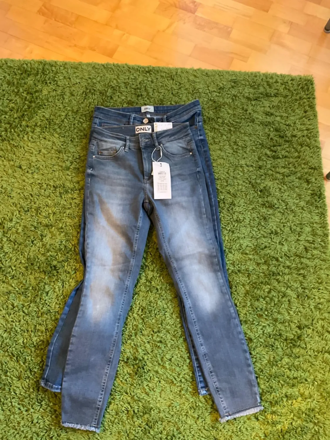 ONLY ONLBLUSH Mid SK Jeans Donna Blu gamba skinny S