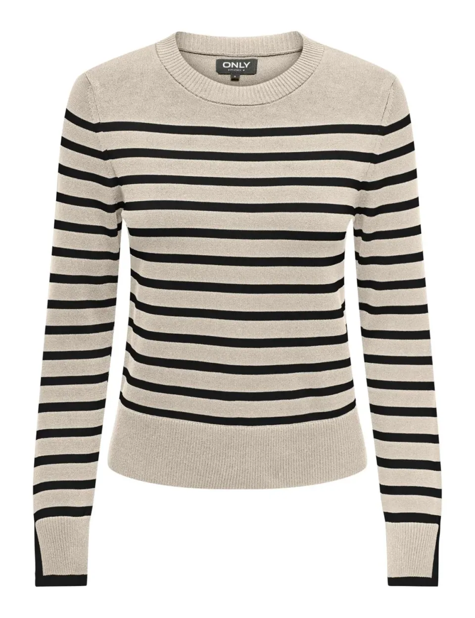 ONLY Onlkalana maglione a righe Whitecap Grigio XS